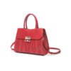 Atmospheric middle-aged women's crossbody handbag large capacity red multifunctional bag