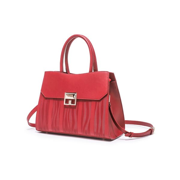 Atmospheric middle-aged women's crossbody handbag large capacity red multifunctional bag
