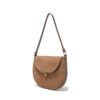 IMG_0579 Niche design high-quality texture crossbody crescent bag women's genuine leather underarm saddle bag