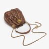 High-Quality Diamond-Shaped Bag Popular Embroidery Thread Versatile Retro Bag Wome New Temperament Chain Bucket Bag