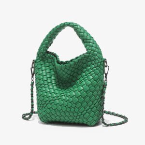 IMG_4575 PU Handmade Woven Bag