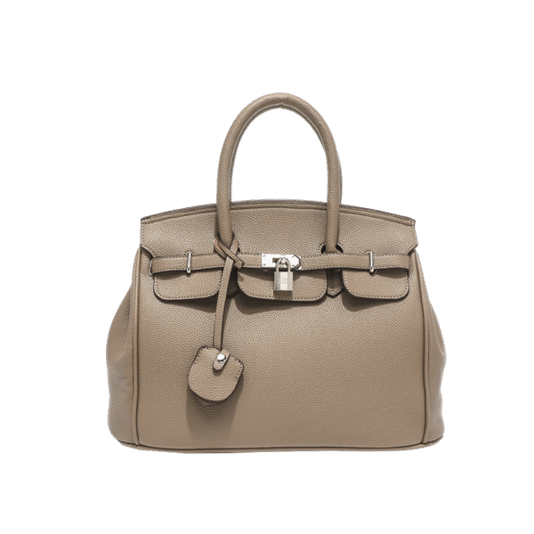 High-End Hand-Held Platinum Bag Lychee Pattern Large Capacity Shoulder Messenger Bag