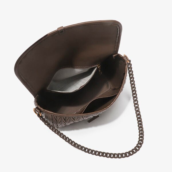 IMG_5163 Niche design high-end pleated bag 2025 new women's bag popular small square bag versatile simple shoulder messenger bag