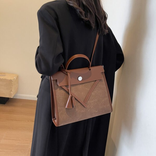 Large Capacity Bag Women Autumn/Winter Suede Shoulder Bag Fashion Trend Small Square Bag Handbag Tote Bag