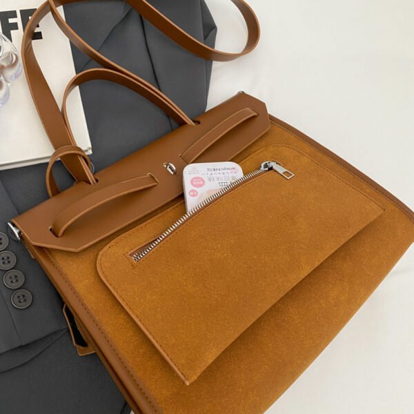Large Capacity Bag Women Autumn/Winter Suede Shoulder Bag Fashion Trend Small Square Bag Handbag Tote Bag