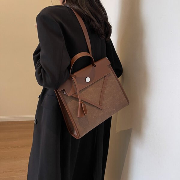 Large Capacity Bag Women Autumn/Winter Suede Shoulder Bag Fashion Trend Small Square Bag Handbag Tote Bag