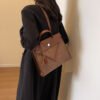 Large Capacity Bag Women Autumn/Winter Suede Shoulder Bag Fashion Trend Small Square Bag Handbag Tote Bag