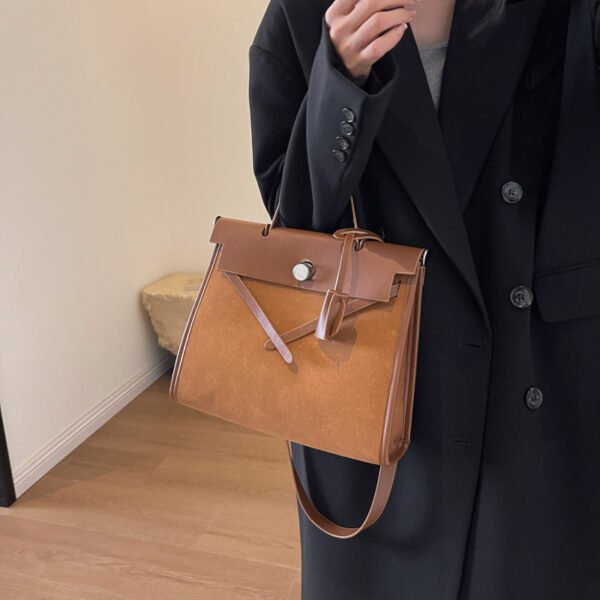 Large Capacity Bag Women Autumn/Winter Suede Shoulder Bag Fashion Trend Small Square Bag Handbag Tote Bag