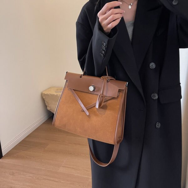 Large Capacity Bag Women Autumn/Winter Suede Shoulder Bag Fashion Trend Small Square Bag Handbag Tote Bag