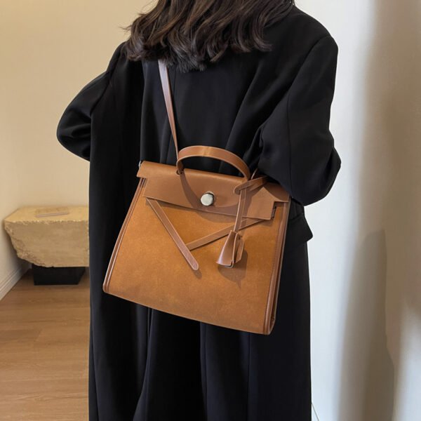 Large Capacity Bag Women Autumn/Winter Suede Shoulder Bag Fashion Trend Small Square Bag Handbag Tote Bag