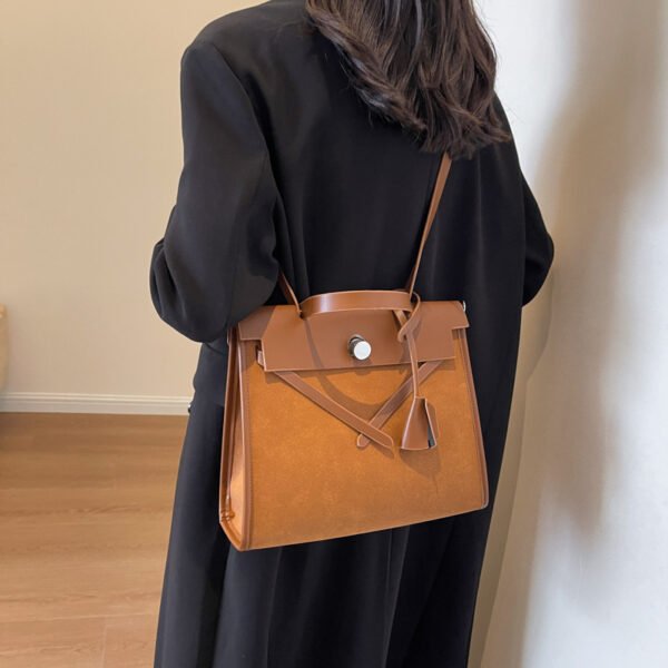 Large Capacity Bag Women Autumn/Winter Suede Shoulder Bag Fashion Trend Small Square Bag Handbag Tote Bag