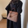 Large Capacity Bag Women Autumn/Winter Suede Shoulder Bag Fashion Trend Small Square Bag Handbag Tote Bag
