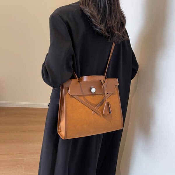 Large Capacity Bag Women Autumn/Winter Suede Shoulder Bag Fashion Trend Small Square Bag Handbag Tote Bag