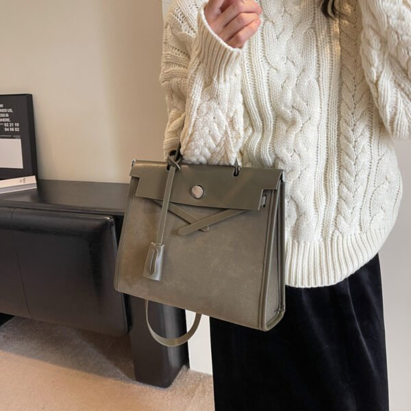 Large Capacity Bag Women Autumn/Winter Suede Shoulder Bag Fashion Trend Small Square Bag Handbag Tote Bag