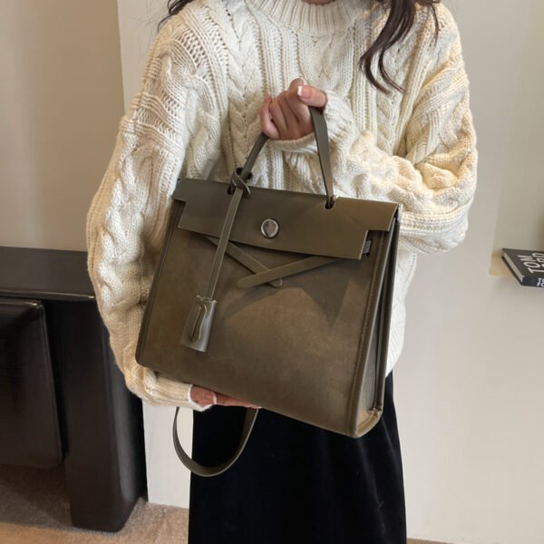 Large Capacity Bag Women Autumn/Winter Suede Shoulder Bag Fashion Trend Small Square Bag Handbag Tote Bag