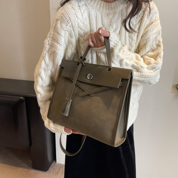 Large Capacity Bag Women Autumn/Winter Suede Shoulder Bag Fashion Trend Small Square Bag Handbag Tote Bag
