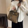 Large Capacity Bag Women Autumn/Winter Suede Shoulder Bag Fashion Trend Small Square Bag Handbag Tote Bag
