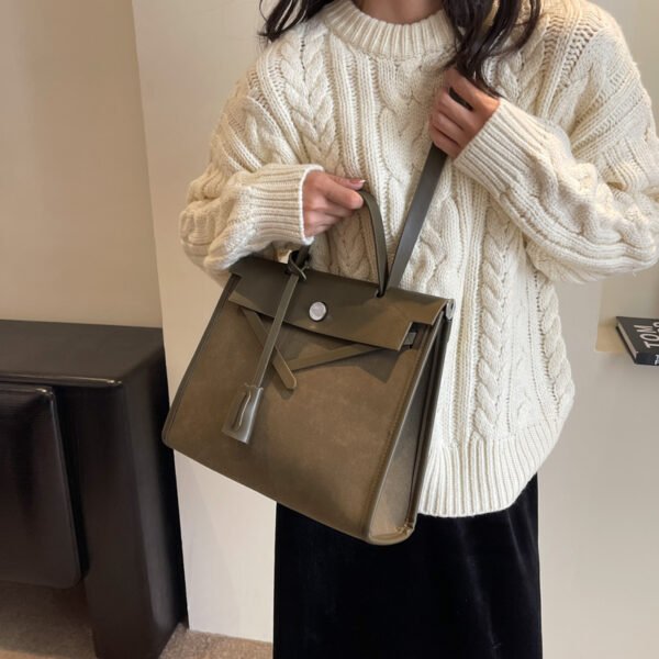 Large Capacity Bag Women Autumn/Winter Suede Shoulder Bag Fashion Trend Small Square Bag Handbag Tote Bag