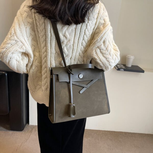 Large Capacity Bag Women Autumn/Winter Suede Shoulder Bag Fashion Trend Small Square Bag Handbag Tote Bag