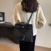 Large Capacity Bag Women Autumn/Winter Suede Shoulder Bag Fashion Trend Small Square Bag Handbag Tote Bag