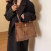 Large Capacity Bag Women Autumn/Winter Suede Shoulder Bag Fashion Trend Small Square Bag Handbag Tote Bag