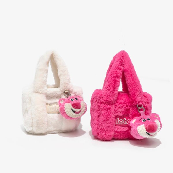 Strawberry Bear Plush Handbag