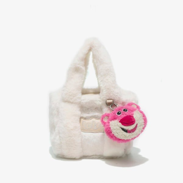 Strawberry Bear Plush Handbag