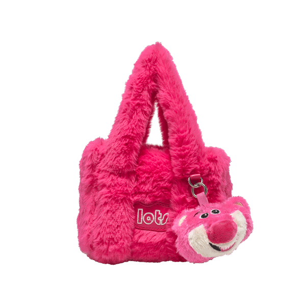 Strawberry Bear Plush Handbag