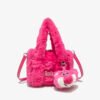 Strawberry Bear Plush Handbag
