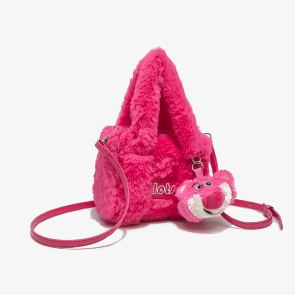 Strawberry Bear Plush Handbag