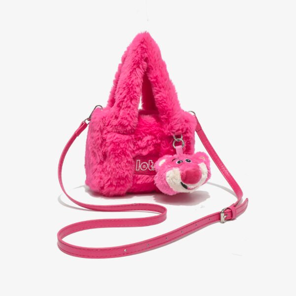 Strawberry Bear Plush Handbag