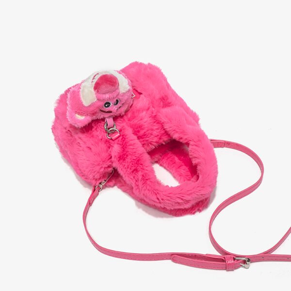 Strawberry Bear Plush Handbag