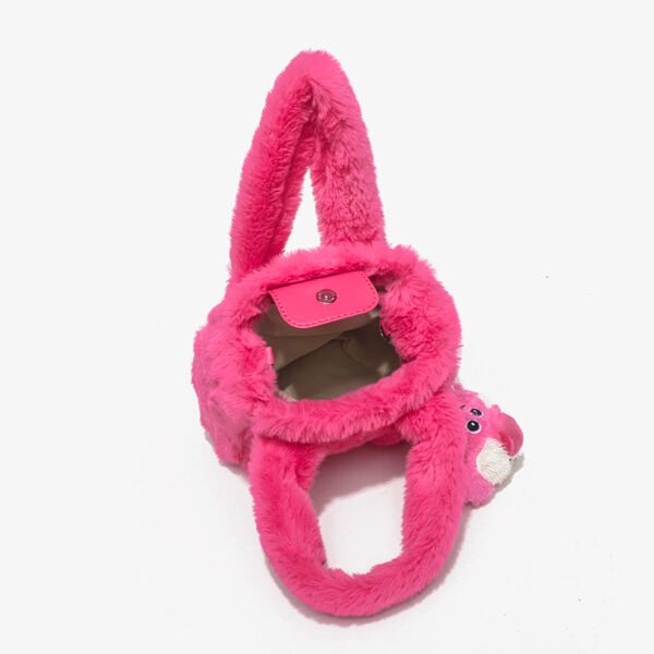 Strawberry Bear Plush Handbag