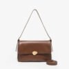 Retro Soft Elegant Small Square Bag Commuting To Work New Style Ladies Bag Fashionable Versatile Shoulder Messenger Bag