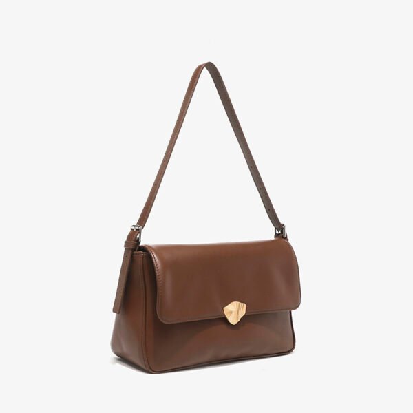 Retro Soft Elegant Small Square Bag Commuting To Work New Style Ladies Bag Fashionable Versatile Shoulder Messenger Bag