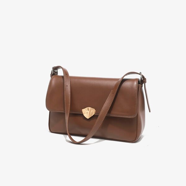 Retro Soft Elegant Small Square Bag Commuting To Work New Style Ladies Bag Fashionable Versatile Shoulder Messenger Bag