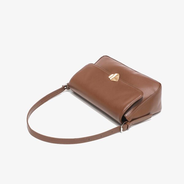 Retro Soft Elegant Small Square Bag Commuting To Work New Style Ladies Bag Fashionable Versatile Shoulder Messenger Bag