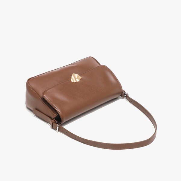 Retro Soft Elegant Small Square Bag Commuting To Work New Style Ladies Bag Fashionable Versatile Shoulder Messenger Bag