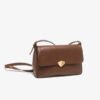 Retro Soft Elegant Small Square Bag Commuting To Work New Style Ladies Bag Fashionable Versatile Shoulder Messenger Bag