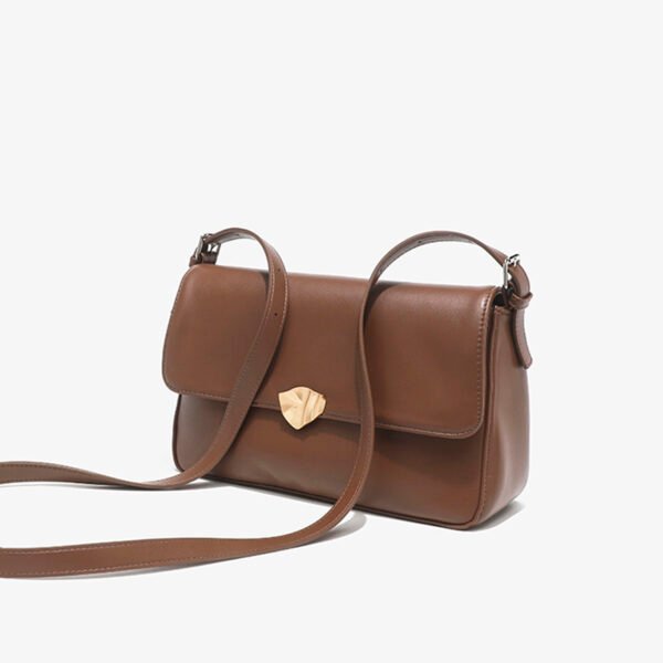 Retro Soft Elegant Small Square Bag Commuting To Work New Style Ladies Bag Fashionable Versatile Shoulder Messenger Bag