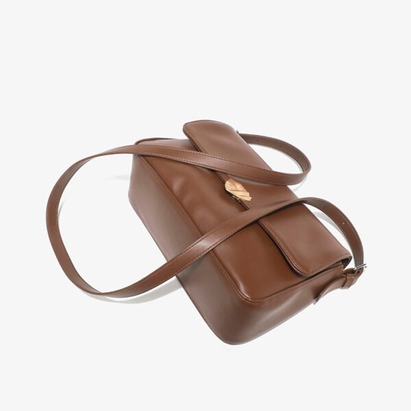 Retro Soft Elegant Small Square Bag Commuting To Work New Style Ladies Bag Fashionable Versatile Shoulder Messenger Bag