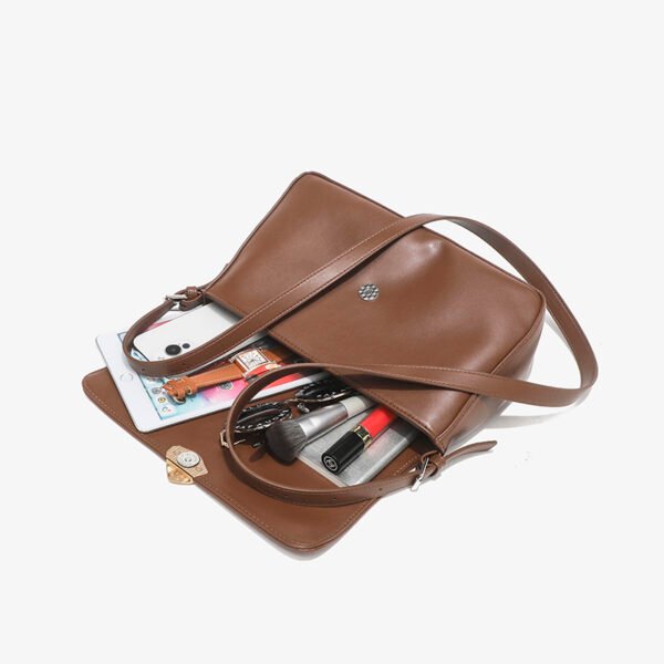 Retro Soft Elegant Small Square Bag Commuting To Work New Style Ladies Bag Fashionable Versatile Shoulder Messenger Bag