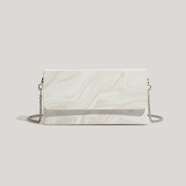 IMG_8345 High-end niche light luxury snake bone chain small square bag female crossbody simple box small bag trend