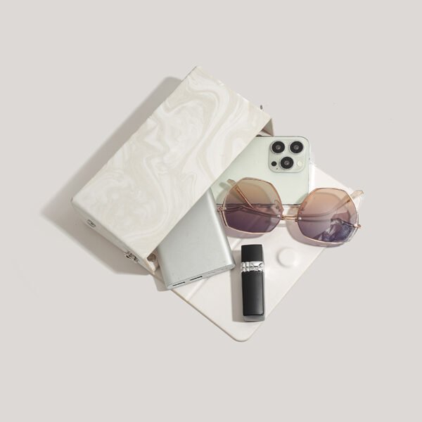 IMG_8365 High-end niche light luxury snake bone chain small square bag female crossbody simple box small bag trend