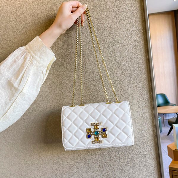 IMG_8453 Chain Bag Fashion Casual Top Layer Cowhide Women's Bag Shoulder Bag Women