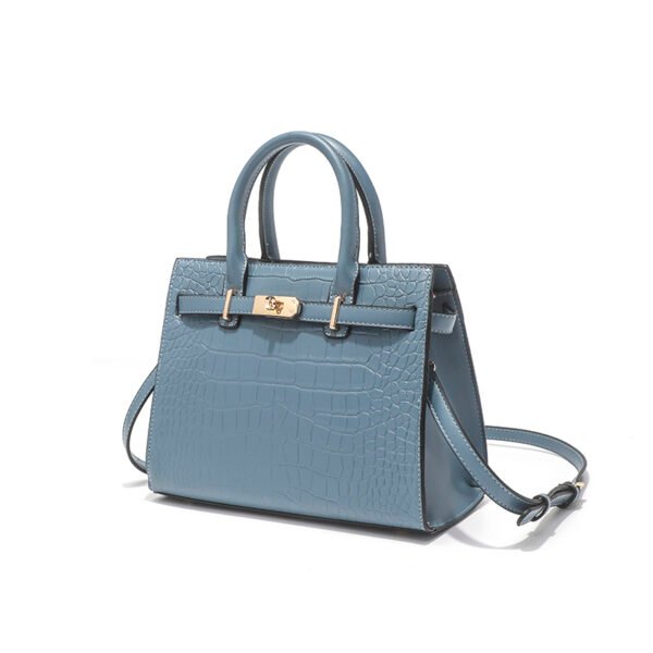 Stone pattern solid color simple large capacity fixed shape one shoulder crossbody high quality women's bag