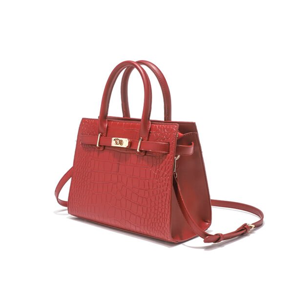 Stone pattern solid color simple large capacity fixed shape one shoulder crossbody high quality women's bag