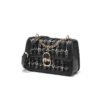Versatile commuter bag for women, new style of the season, fashionable small Chanel style diamond chain bag, niche crossbody small square bag