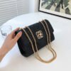 Japanese/Korean Bags For Women, Shoulder-Length Crossbody, Four-Leaf Clover Summer Polyester Pu Caviar Fashion Bag Chain