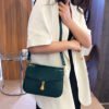 White Chain Underarm Shoulder Bag Women's High-End Commuter Messenger Baguette Bag